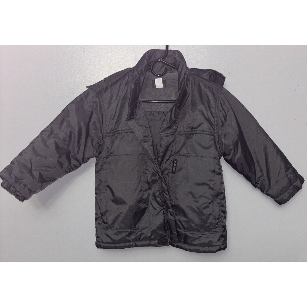 P.K Kids Gray  Hooded Jacket.    Size 6